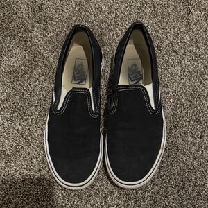 Black Classic Vans - Women’s